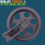 Yanmar Excavator Front Idler # 172458-37061