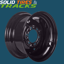 12x16.5 Skid Steer Wheel/Rim 16.5x9.75 - Glossy Black